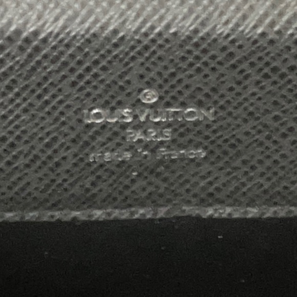 VINTAGE LOUIS VUITTON BLACK TAÏGA LEATHER PILOT BRIEFCASE - Picture 11 of 16